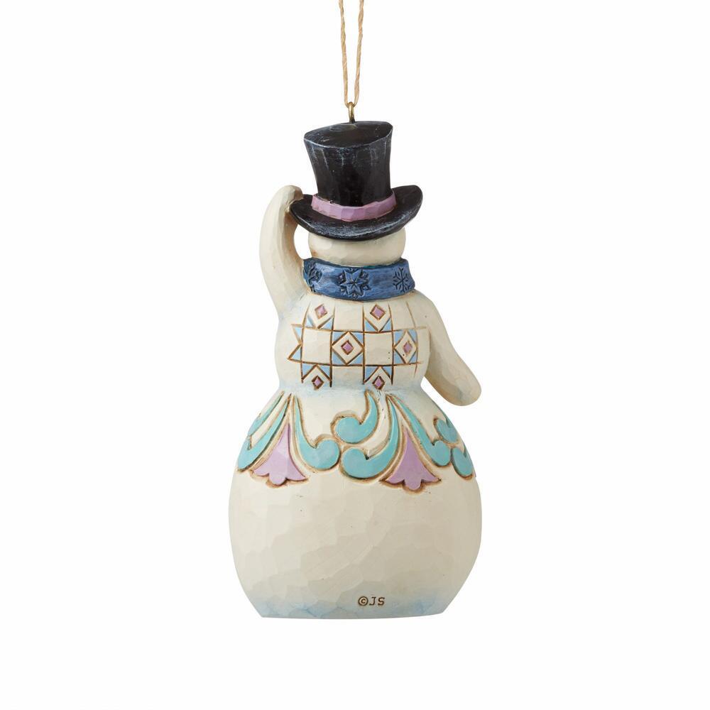 Heartwood Creek  <br> Hanging Ornament <br> Snowman With Top Hat