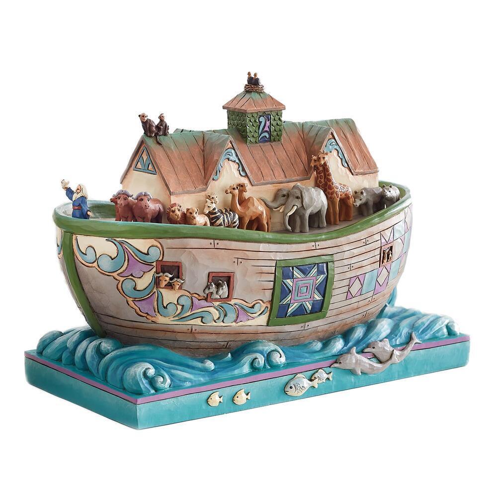 Heartwood Creek <br>Noah's Ark (21cm) <br>"Set Sail With Faith That Doesn't Fail"