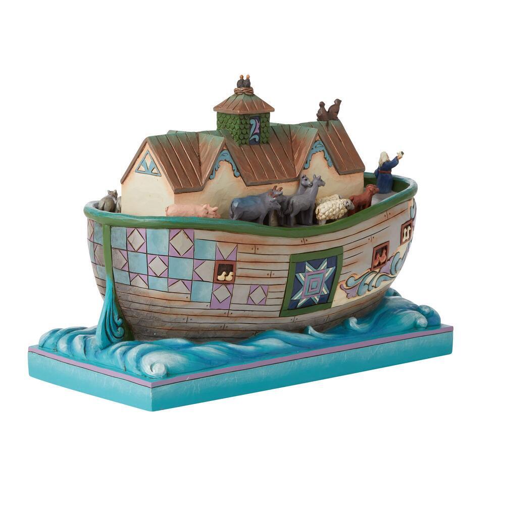 Heartwood Creek <br>Noah's Ark (21cm) <br>"Set Sail With Faith That Doesn't Fail"