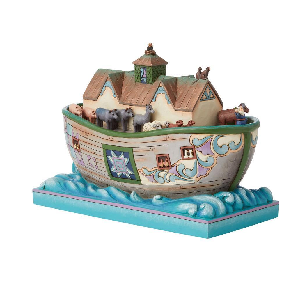 Heartwood Creek <br>Noah's Ark (21cm) <br>"Set Sail With Faith That Doesn't Fail"