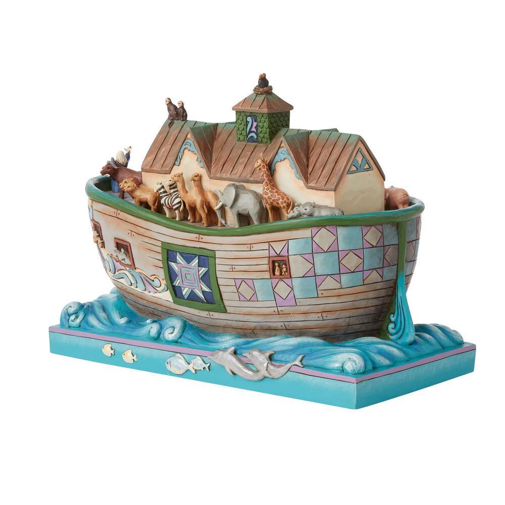 Heartwood Creek <br>Noah's Ark (21cm) <br>"Set Sail With Faith That Doesn't Fail"