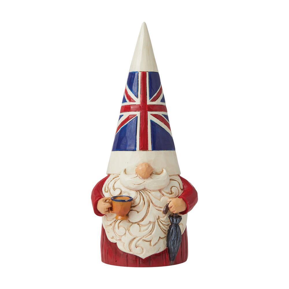 Heartwood Creek <br> Gnomes Around the World <br> British Gnome (14cm)<br> "Fancy a Cuppa?"