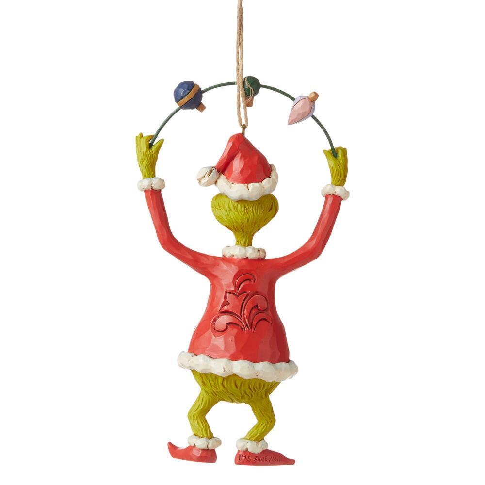 Grinch by Jim Shore <br> 14.5cm Grinch Juggling <br> Hanging Ornament