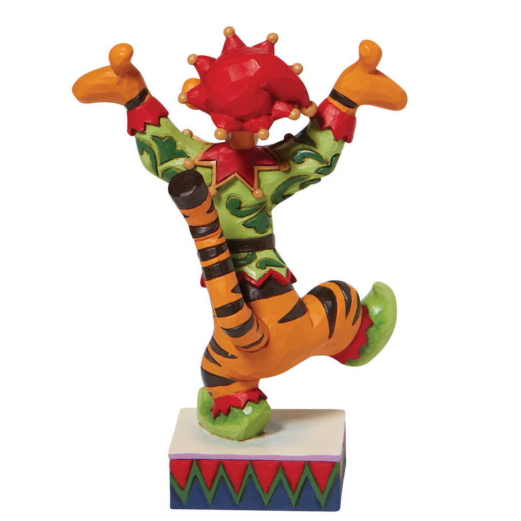 DISNEY TRADITIONS<BR> Tigger Dressed as Elf<BR>“Ecstatic Elf”