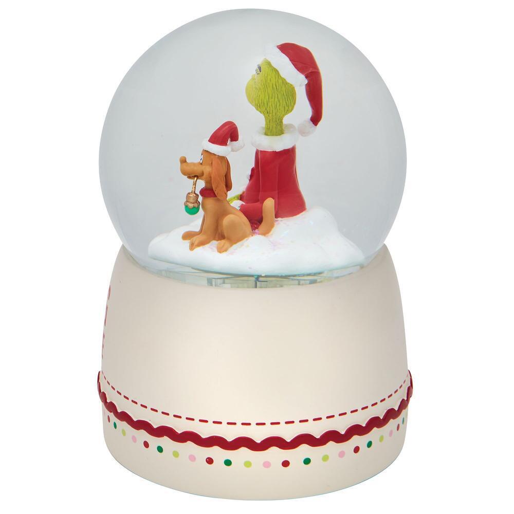 D56 POSSIBLE DREAMS <br> Grinch 100mm Musical Waterball