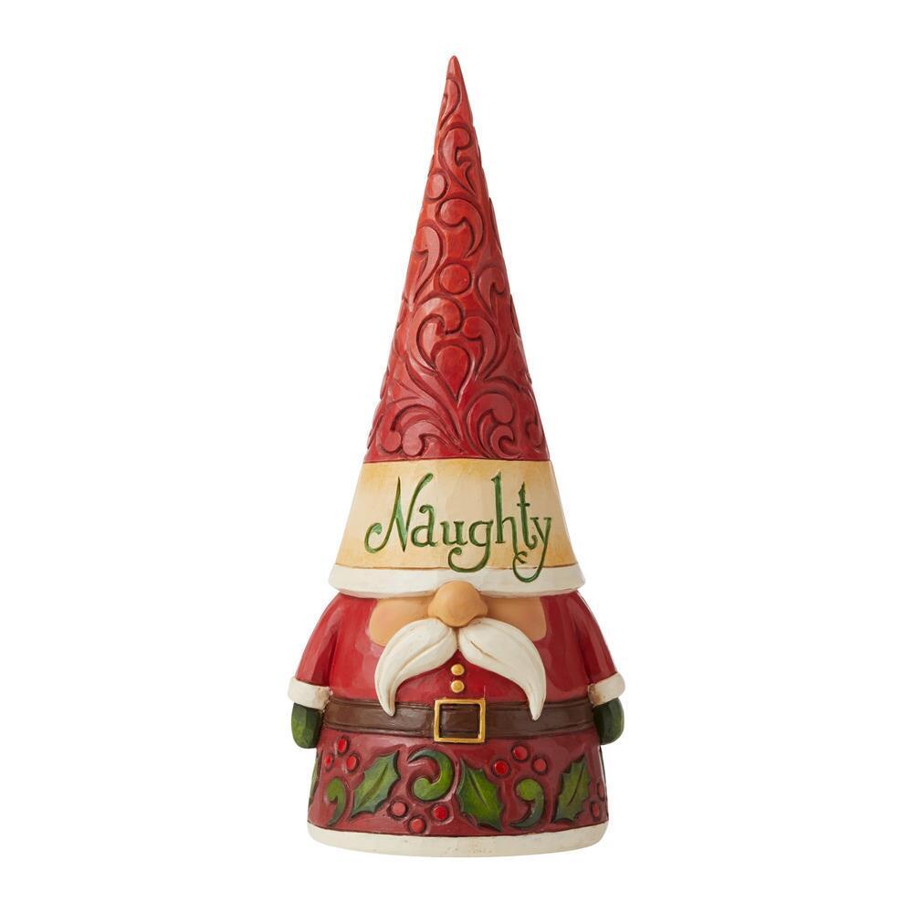 Heartwood Creek <br> Chirstmas Gnome <br> Naughty/Nice 2-Sided Gnome (21cm) <br> "Gnome-body's Perfect"