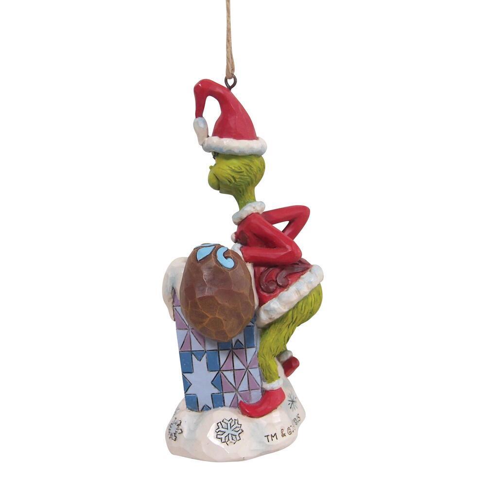 Grinch by Jim Shore <br> 12.7cm Grinch In Chimney <br> Hanging Ornament