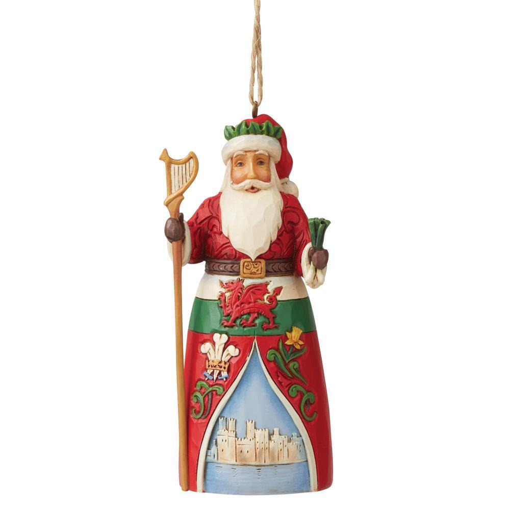 Heartwood Creek <br>Hanging Ornament <br> Welsh Santa