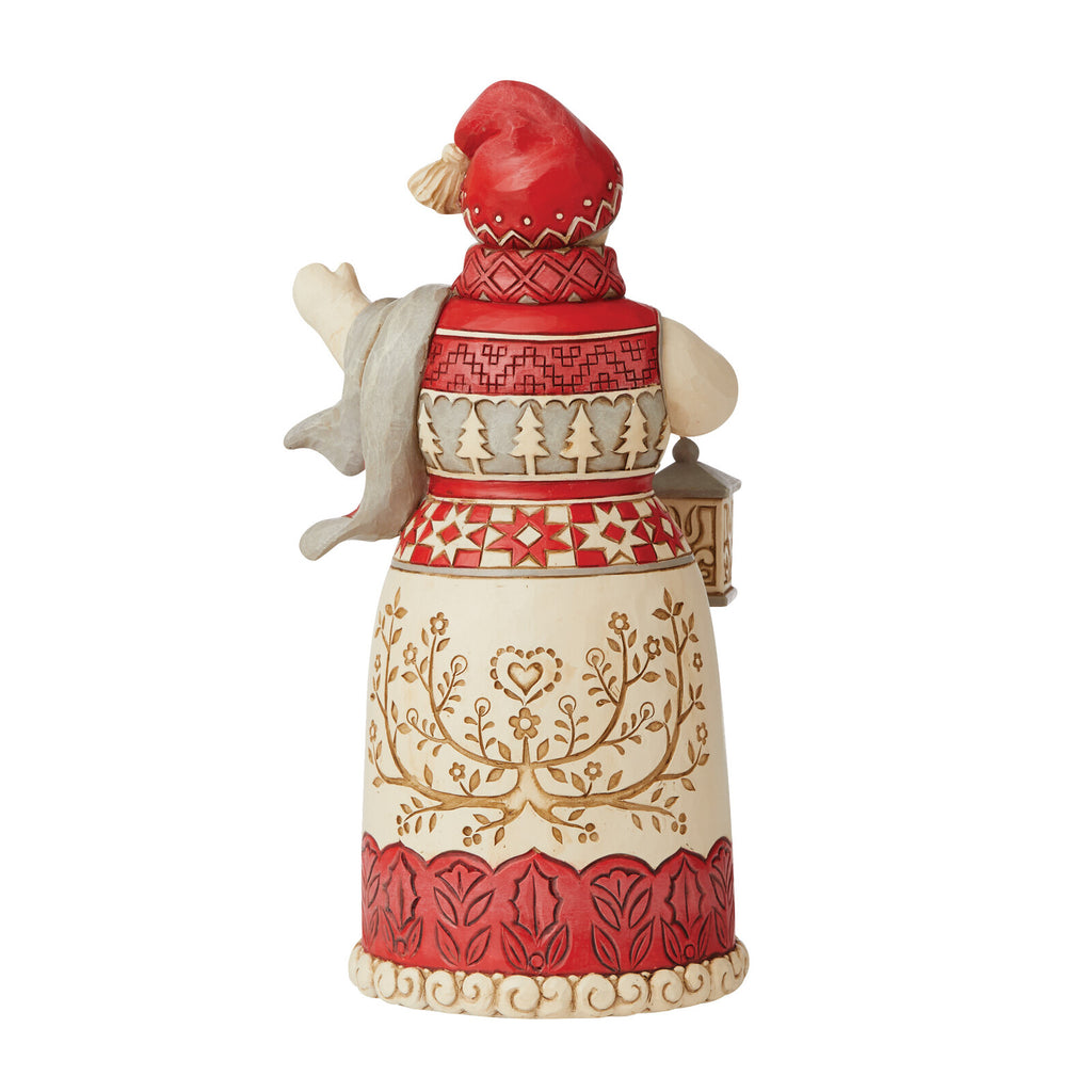 Heartwood Creek <br> Nordic Noel < Snowman with Lantern <br> "Cozy Nordic Christmas"