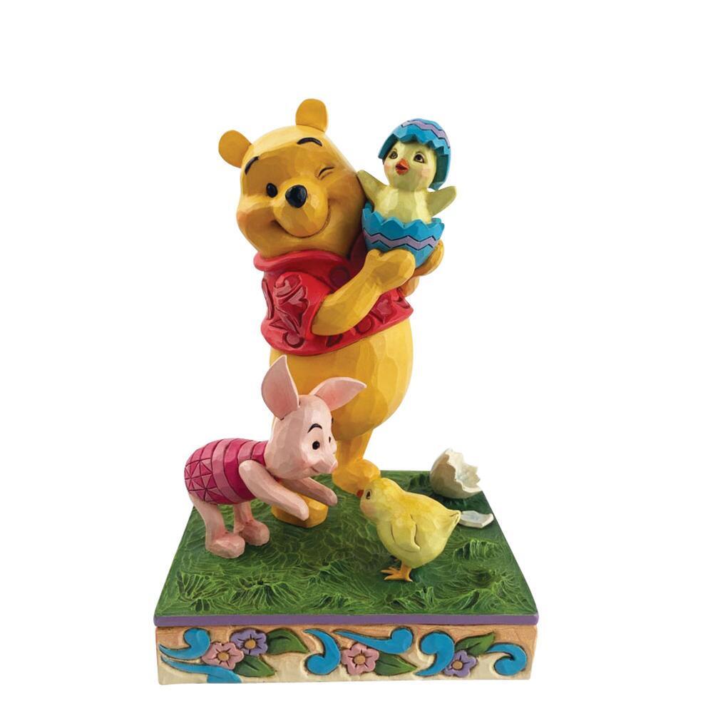 DISNEY TRADITIONS <br> Pooh and Piglet with Chick <br>"A Spring Surprise"