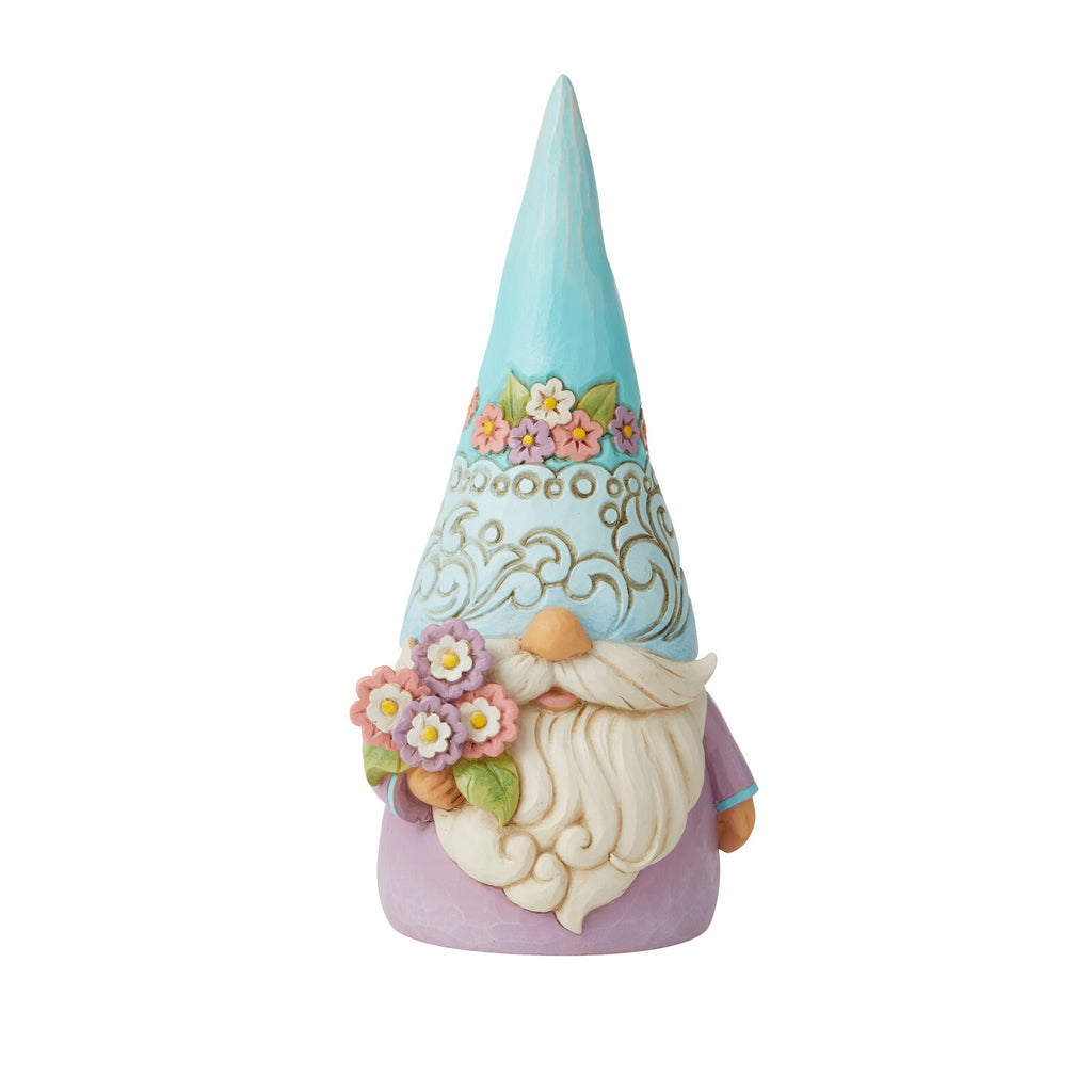 Heartwood Creek <br> Gnome With Flower (18cm ) <br>"Bloomin' Gnome"