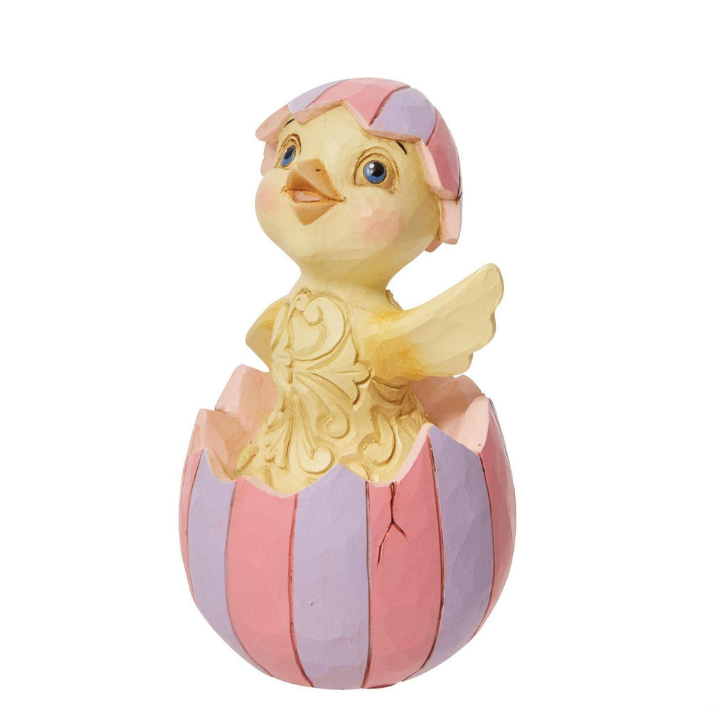 Heartwood Creek <br> Mini Easter Chick In Egg (9cm)