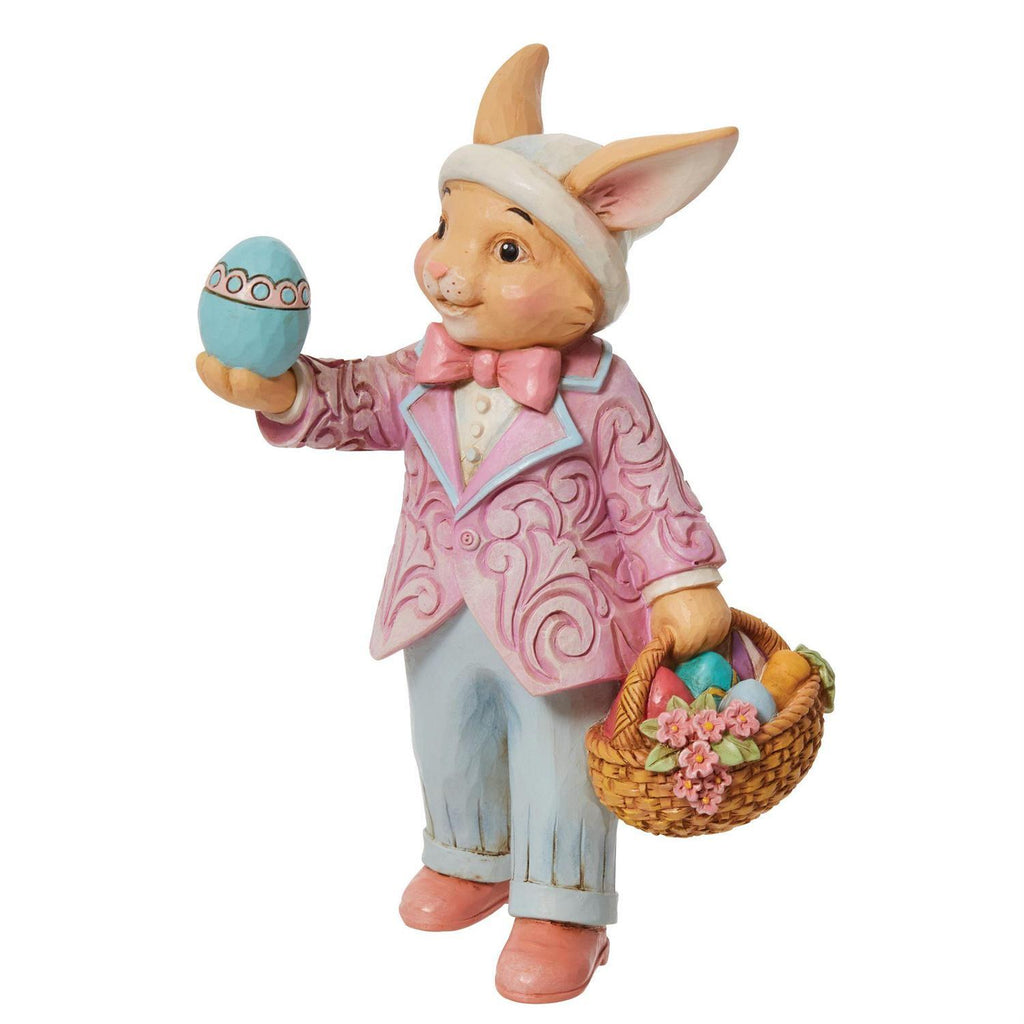 Heartwood Creek <br> Pint Sized Bunny With Egg (13cm) <br> "Have an Egg-cellent Easter"