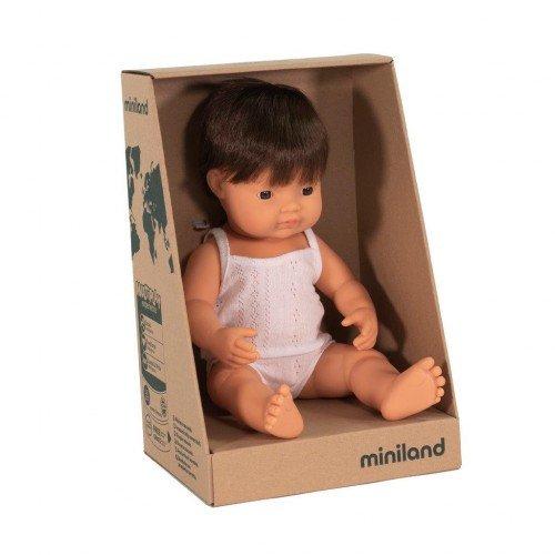 Miniland Doll <br> 38cm Baby Boy <br> Caucasian