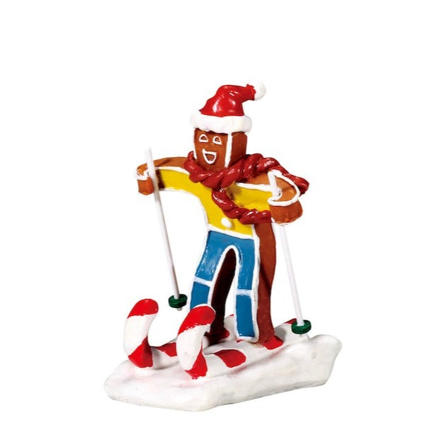 Sugar 'N Spice <br> Lemax Figurine <br> Candy Cane Skier