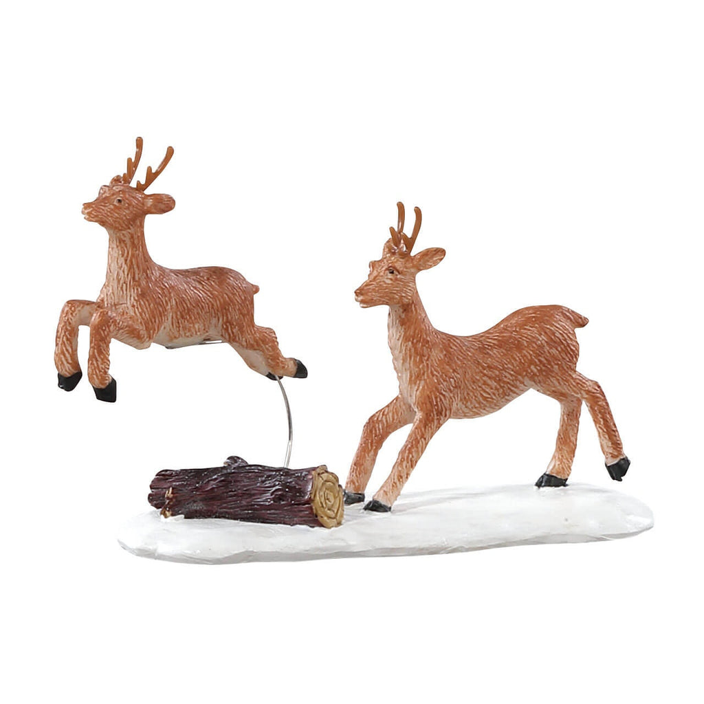 LEMAX PRE-ORDER <br> Lemax Figurine <br> Prancing Reindeer