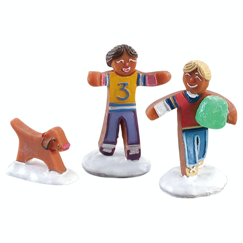 Lemax Figurine <br> Gumdrop Football, Set of 3