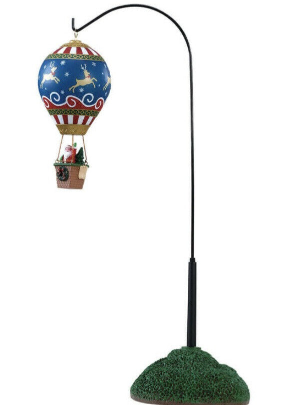 Lemax Table Piece <br> Reindeer Hot Air Balloon