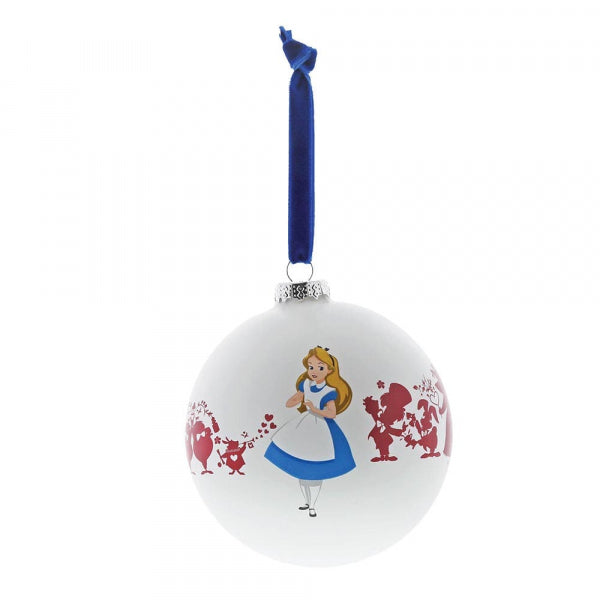 Enchanting Disney <br>10cm Alice in Wonderland Bauble