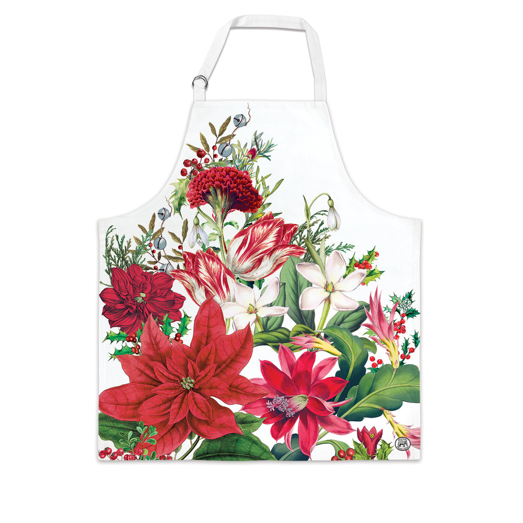 Michel Design Works <br> Apron <br> Christmas Bouquet