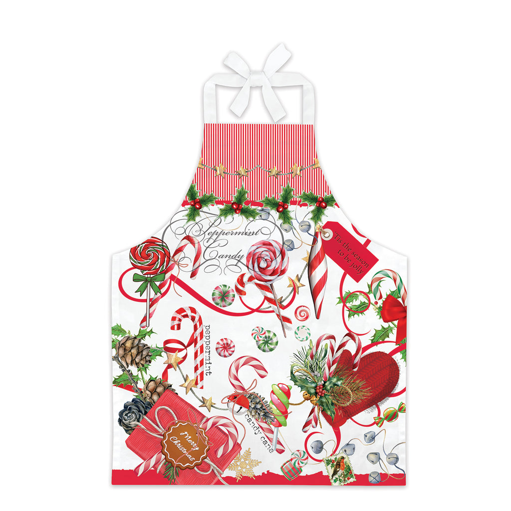 Michel Design Works <br> Children's Apron <br> Peppermint