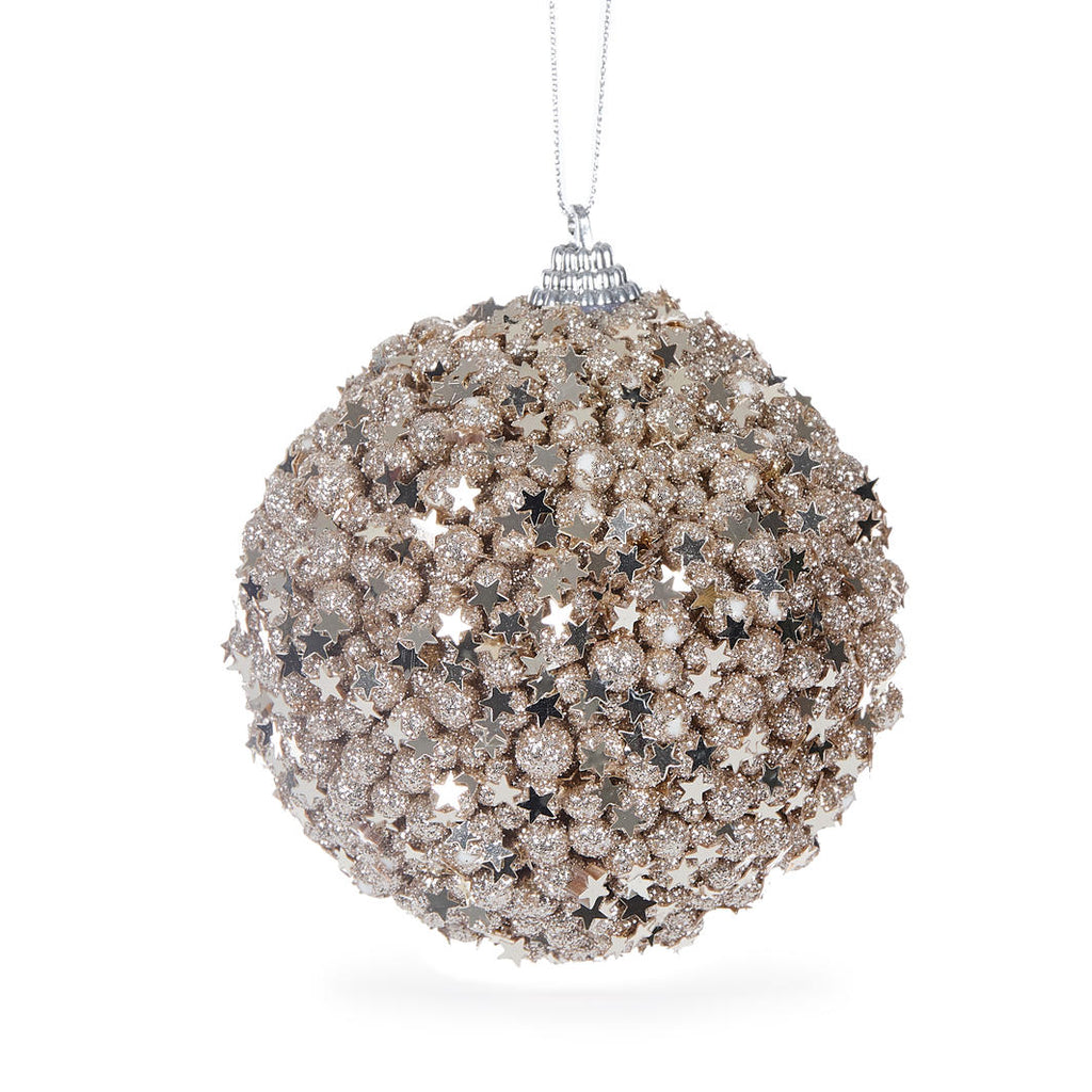 Hanging Ornaments - Champagne Stars Bauble