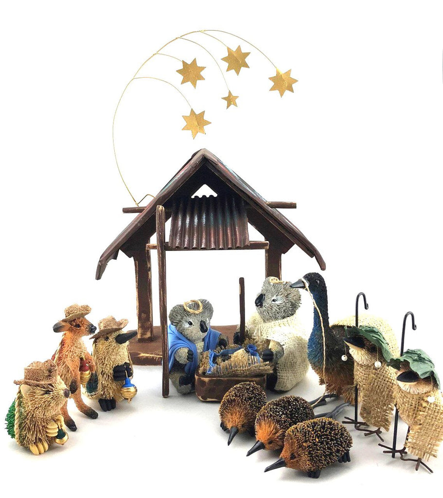 Bristlebrush Designs <br> Australian Nativity Scene