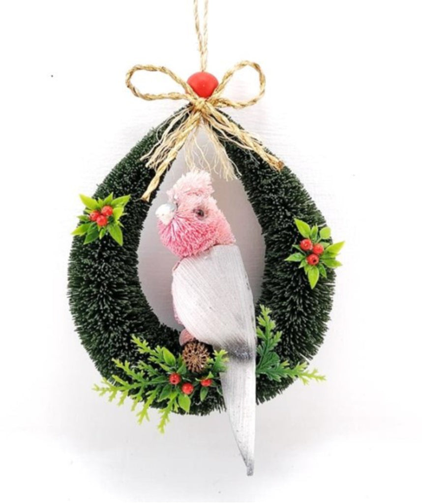 Bristlebrush Designs <br> Christmas Decoration <br> Galah Door Loop Hanger