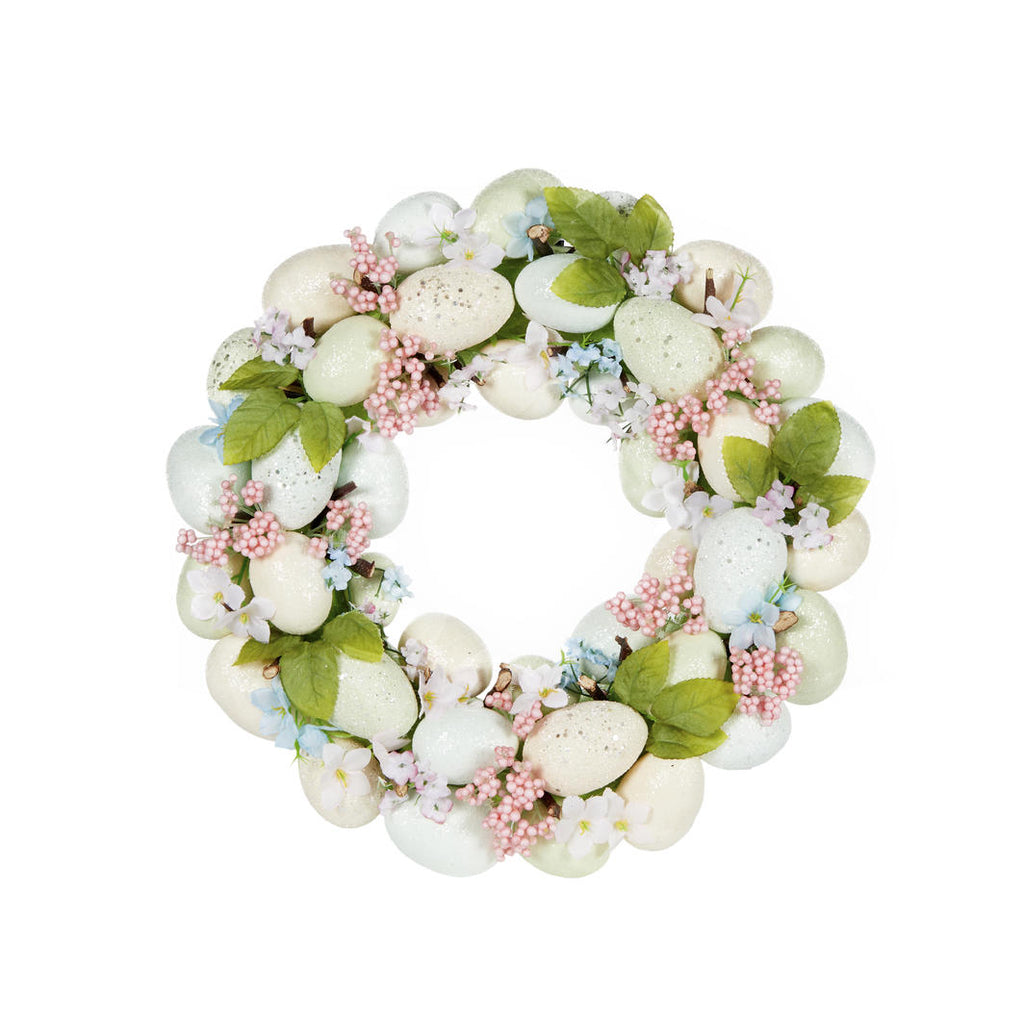 Easter Wreath <br> Floral Egg Wreath (35cm)