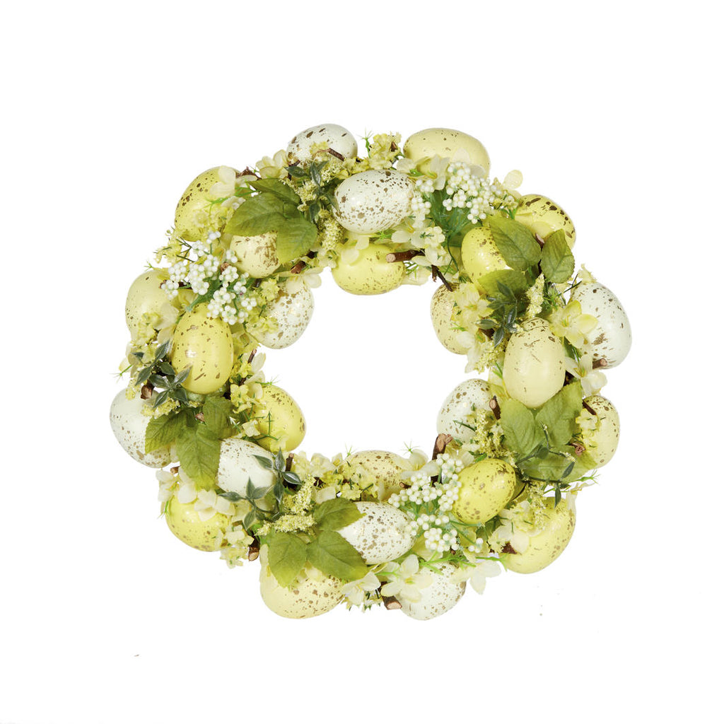 SALE - 20% OFF <br> Easter Wreath <br> Sunshine Floral Egg Wreath (35cm)