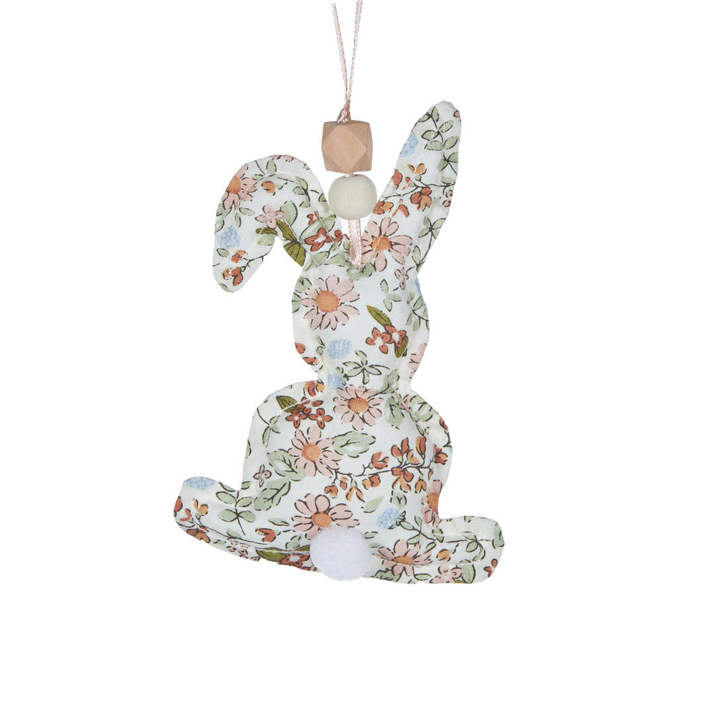 SALE - 30% OFF <br> Easter Hangings <br> Rose Rabbit Hangings (2 Assorted)