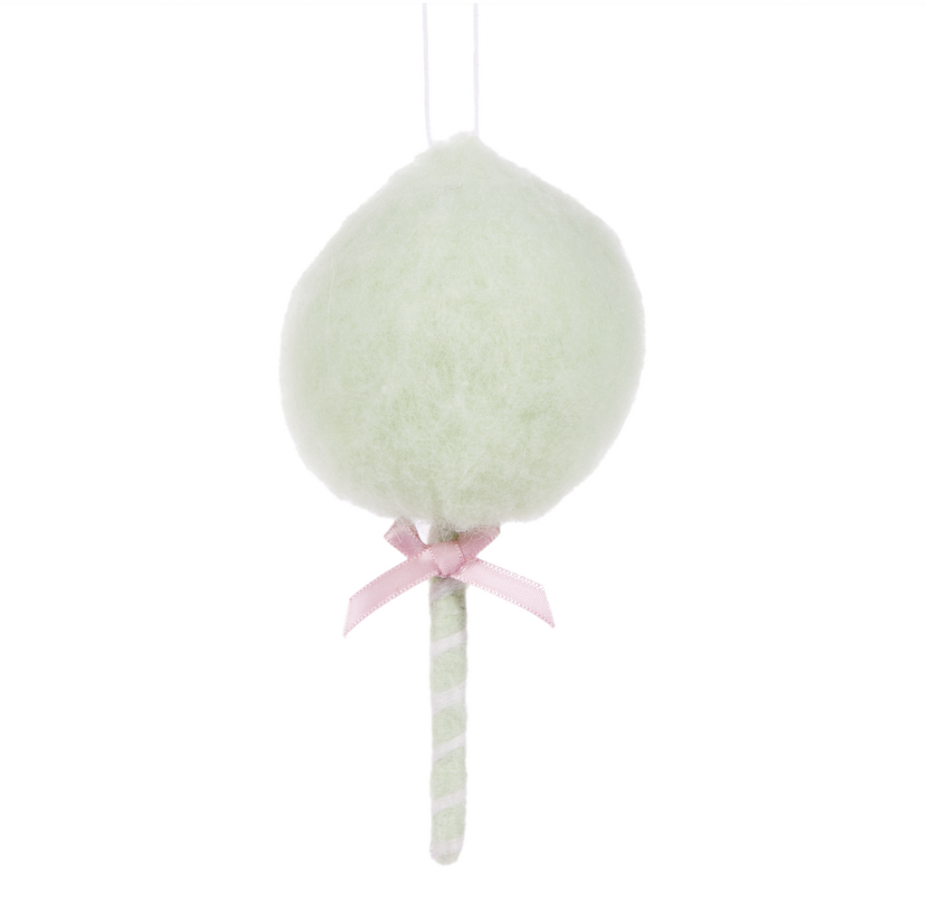 Hanging Ornament - Wool Fairy Floss Green