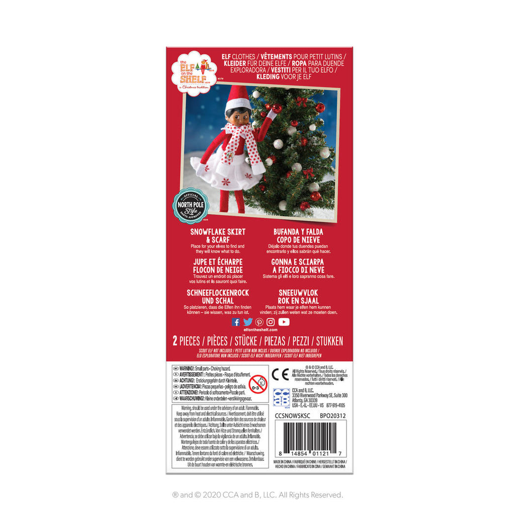 Claus Couture Collection® <br> Snowflake Skirt and Scarf