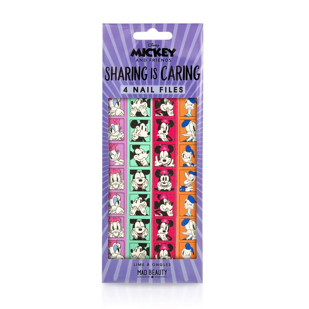 Mad Beauty <br> Disney Mickey & Friends <br> 4 Pk Nail Files