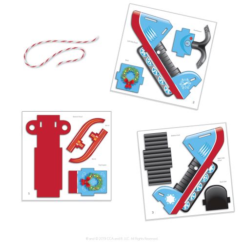 Orna-Moments® <br>Snowflake Snowmobile