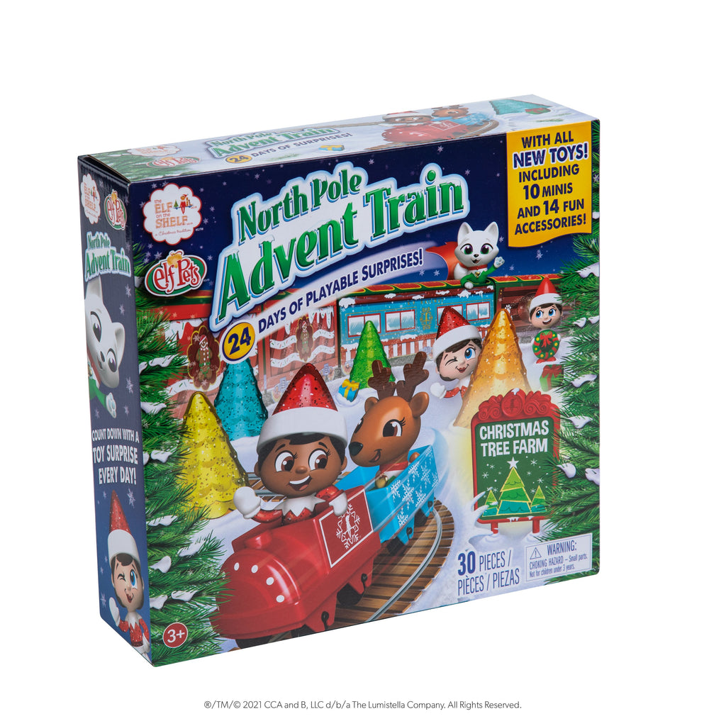 SALE - 30% OFF <br> The Elf on the Shelf <br> North Pole Advent Train (Series 2)