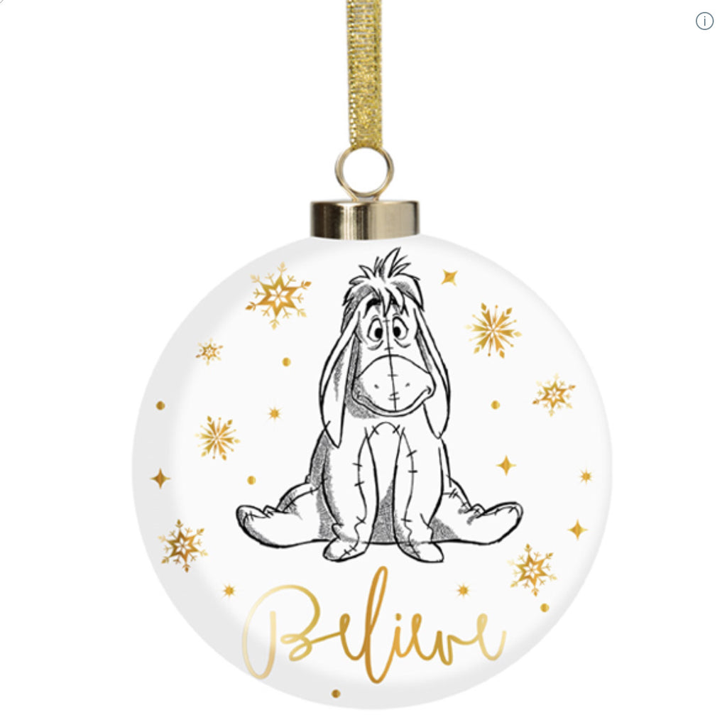 Disney Christmas <br> Collectible Christmas Ceramic Bauble <br> Eeyore