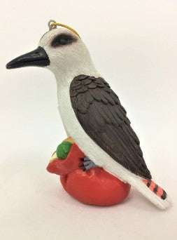 Bristlebrush Designs <br> Kookaburra Christmas Tree Ornament (Standing on Santa Sack)