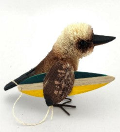 Bristlebrush Designs <br> Kookaburra with Surfboard