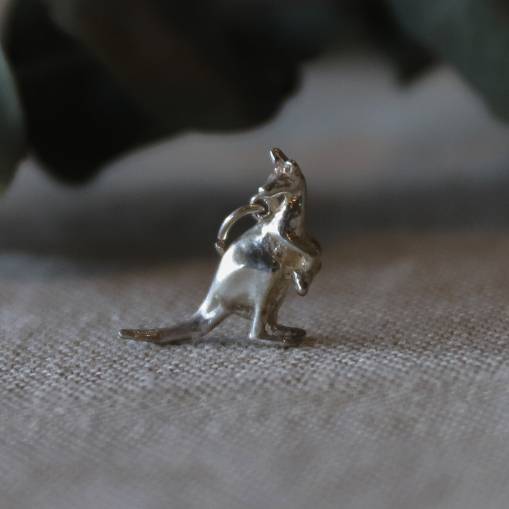 Sterling Silver Charm <br> Kangaroo