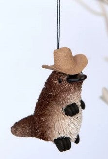 Bristlebrush Designs <br> Platypus With Akubra