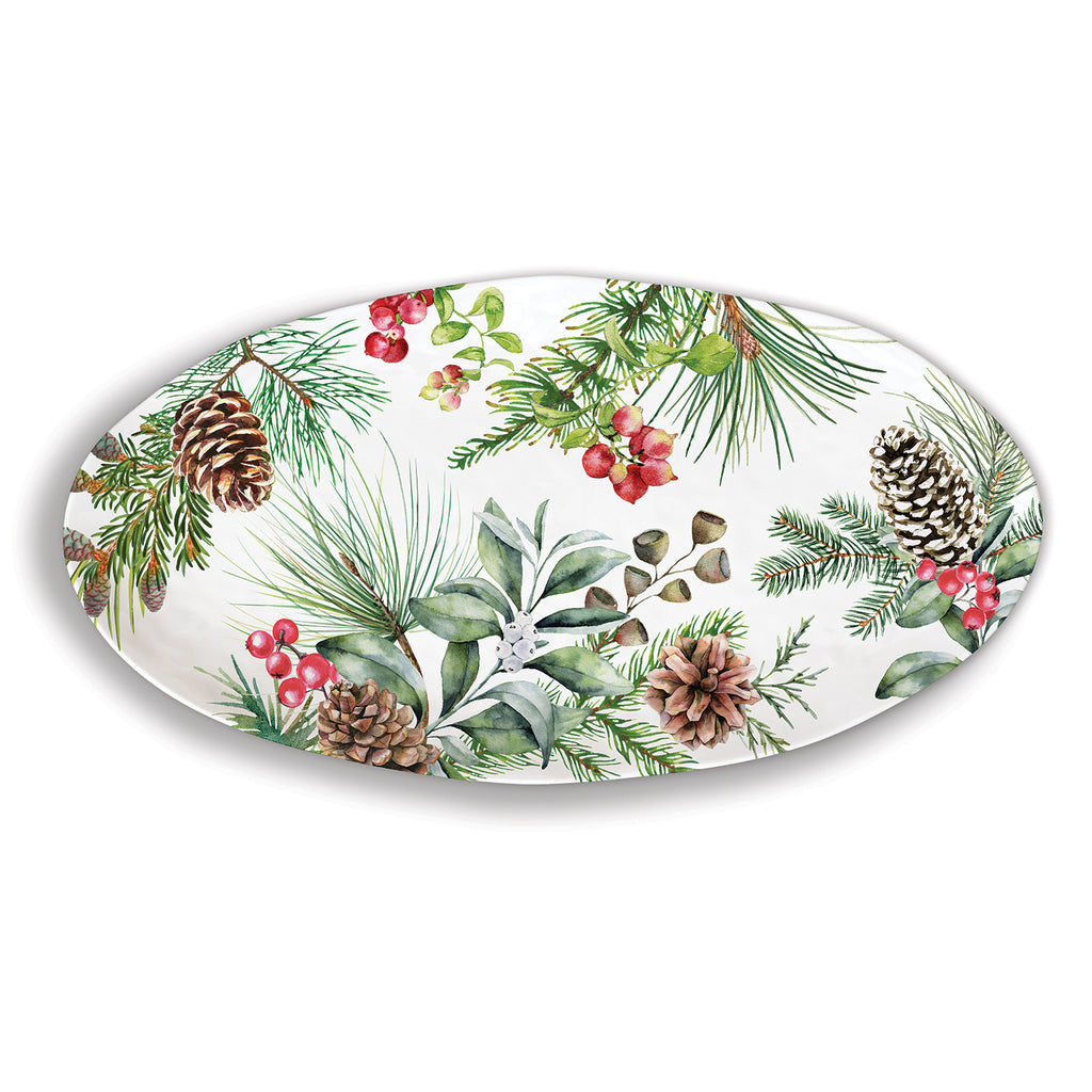 Michel Design Works <br> Oval Platter <br> White Spruce