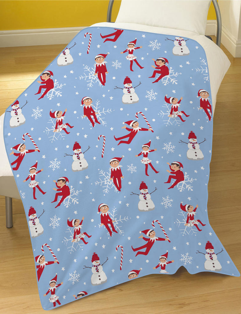 The Elf on the Shelf® <br> Snowflakes Fleece Blanket