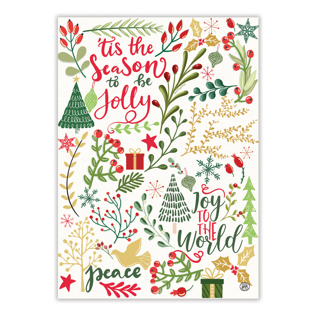 Michel Design Works <br> Tea Towel <br> Joy to the World