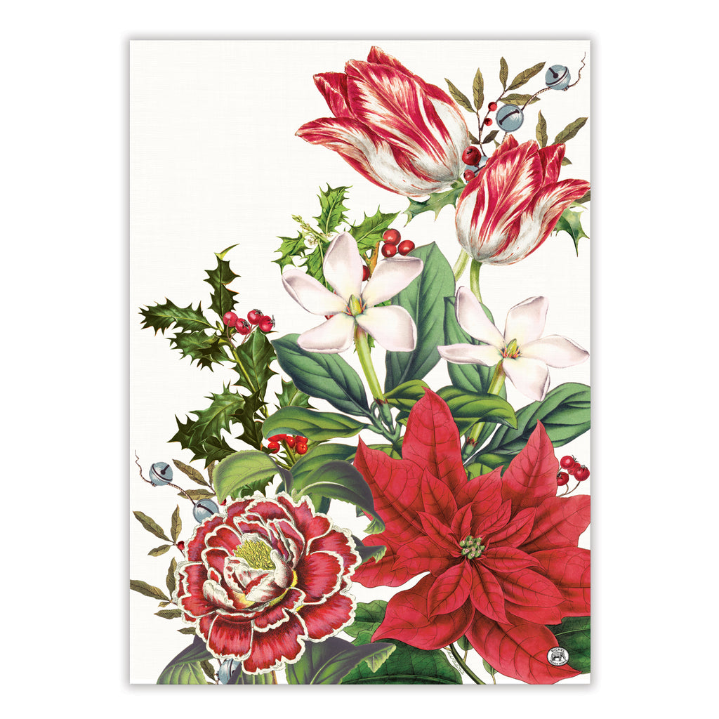 Michel Design Works <br> Tea Towels (Set of 2) <br> Christmas Bouquet