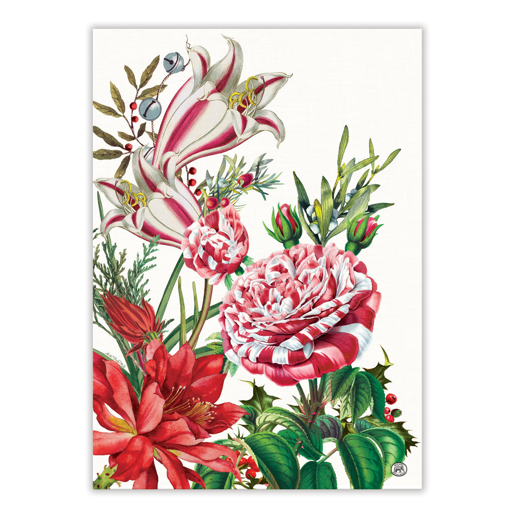 Michel Design Works <br> Tea Towels (Set of 2) <br> Christmas Bouquet