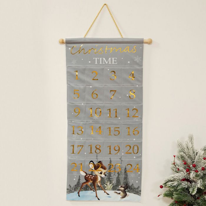 SALE - 30% OFF<br> Disney Christmas <br> Fabric Advent Calendar <br> Bambi