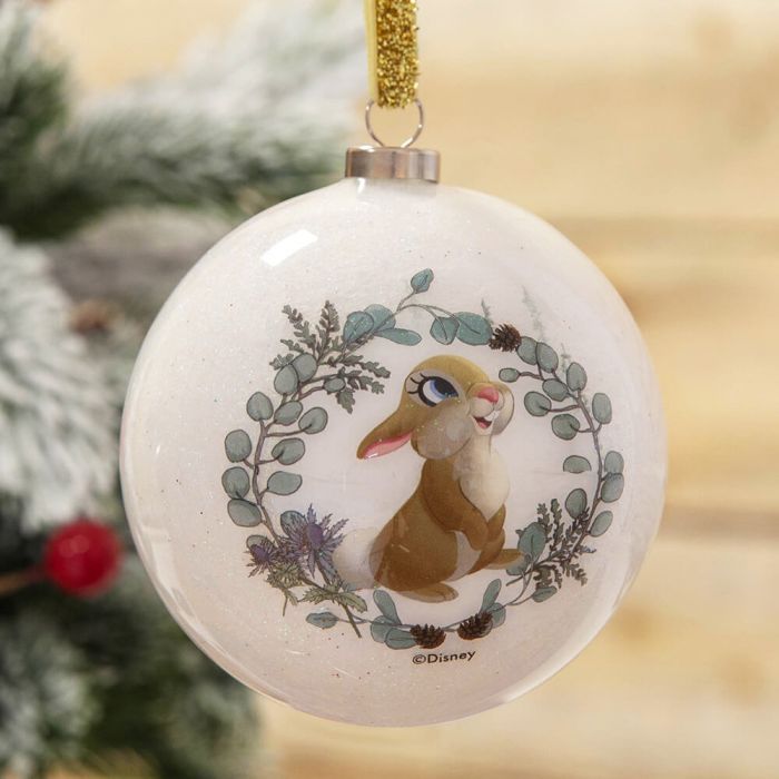 Bambi Christmas <br> Glitter Baubles (Set of 7)