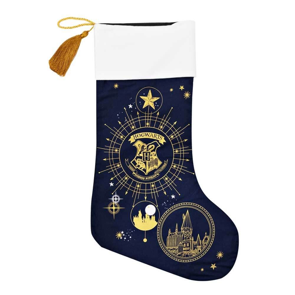 Harry Potter Christmas <br> Stocking Hogwarts Midnight