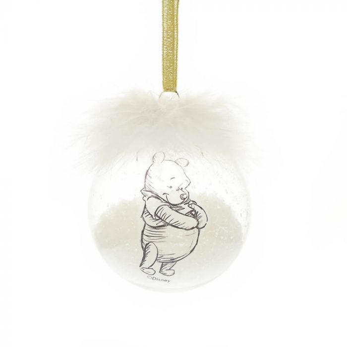 Disney Christmas <br> Bauble Set of 2 <br> Pooh & Piglet